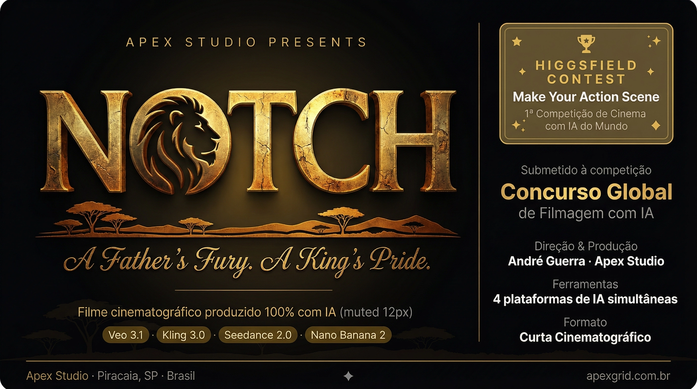 Filme Notch — Apex Studio